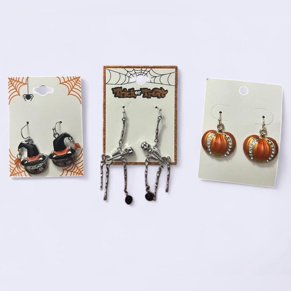 Spooky n Cute Halloween Earring Set 👻